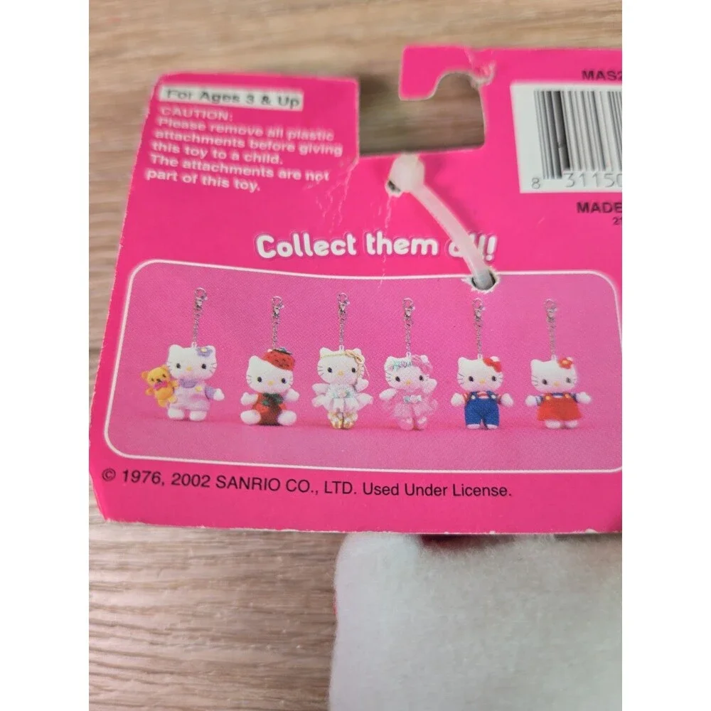 NOS Sanrio Hello Kitty Original in Overalls Nakajima 2002 Cute & Sweet Keychain